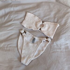 Hunza G Gloria Bandeau Bikini Set